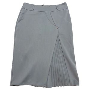 Eydis Dress Skirt with Pleated Details-Gray